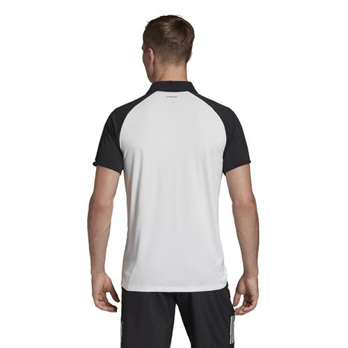 Adidas Mens Club C/B Polo (White/Black)
