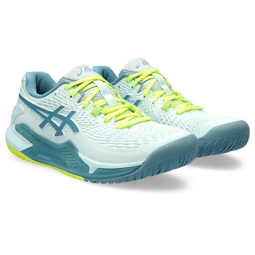 Asics Gel-Resolution 9 Women’s Tennis Shoes (Soothing Sea/Gris Blue)