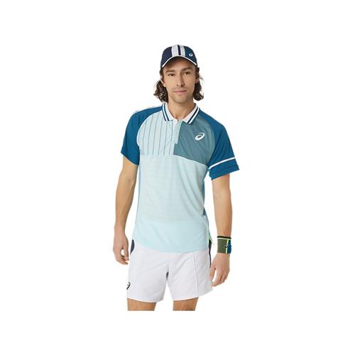 Asics Mens Match Polo-Shirt (Aquamarine)