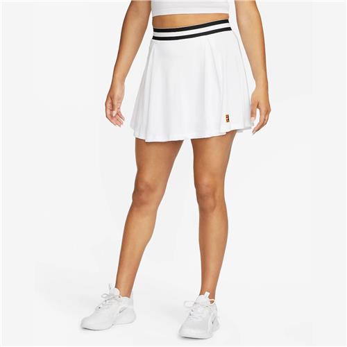 NikeCourt Dri-Fit Heritage Women’s Tennis Skirt (White)