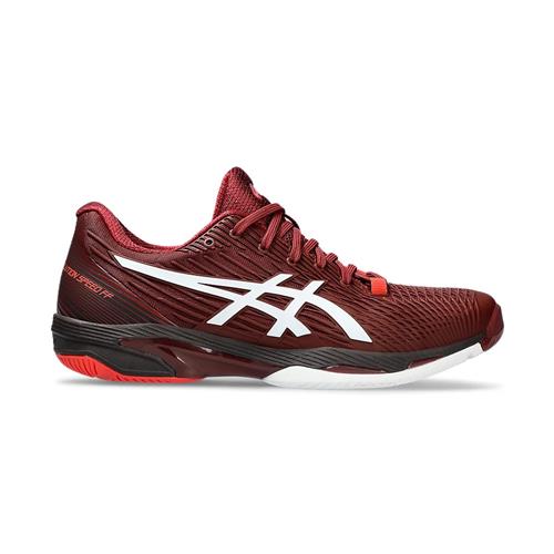 Asics Solution Speed FF 2 Men’s Tennis Shoes (Antique Red/White)