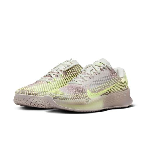 Nike Zoom Vapor 11 Premium Women’s Hard Court Tennis Shoes (Phantom/Barely Volt-Platinum Violet)