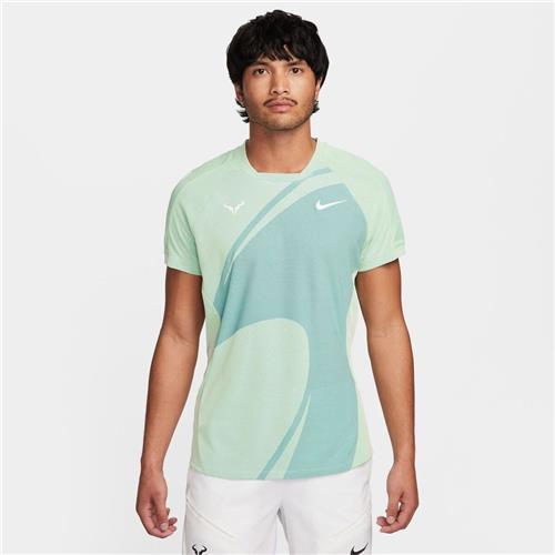 Nike RAFA Dri-Fit Advantage Short Sleeve Top (Lite Photo Blue/White)