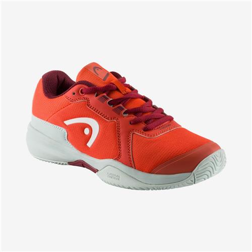 Head Sprint 3.5 Junior Tennis Shoe (Orange/Dark Red)