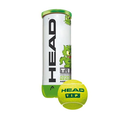 Head T.I.P Green 3 Ball Can